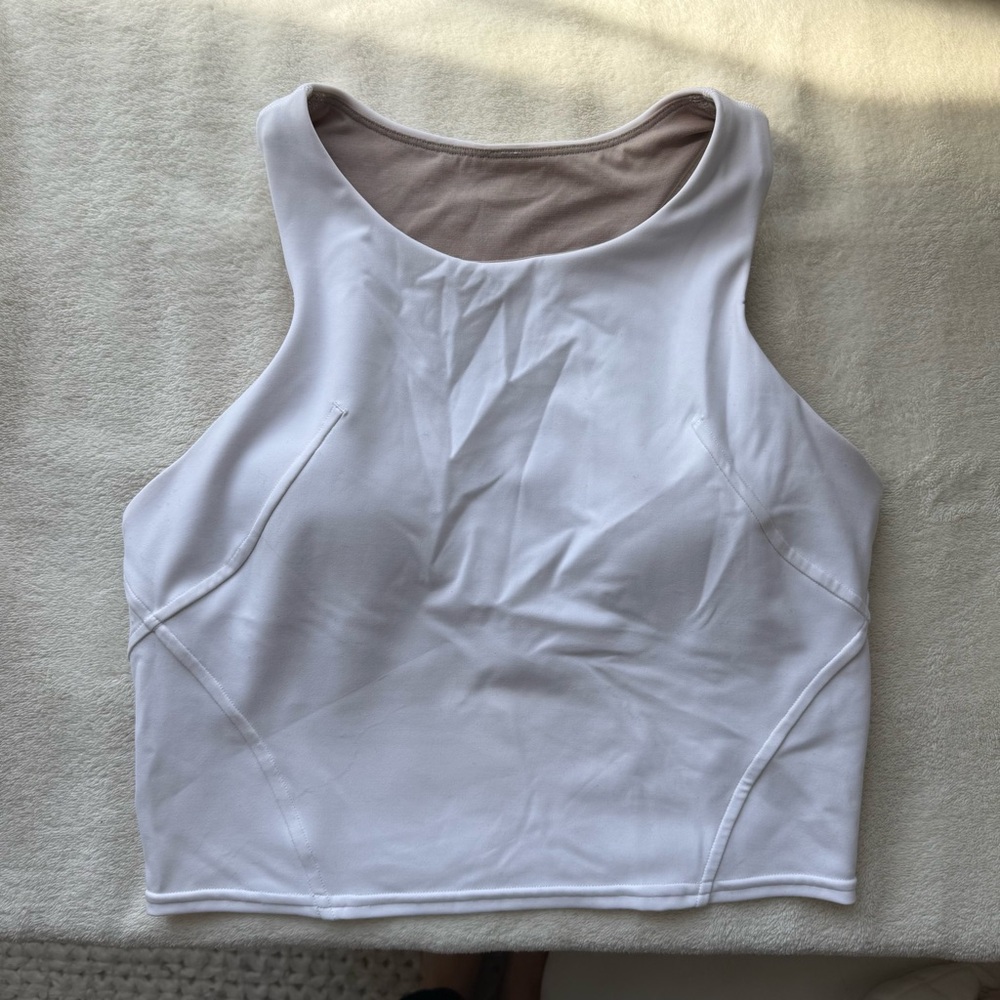 Lululemon Wunder Train Racerback Crop Top